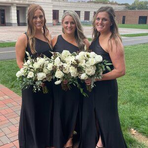 Black Formal One Shoulder Gown